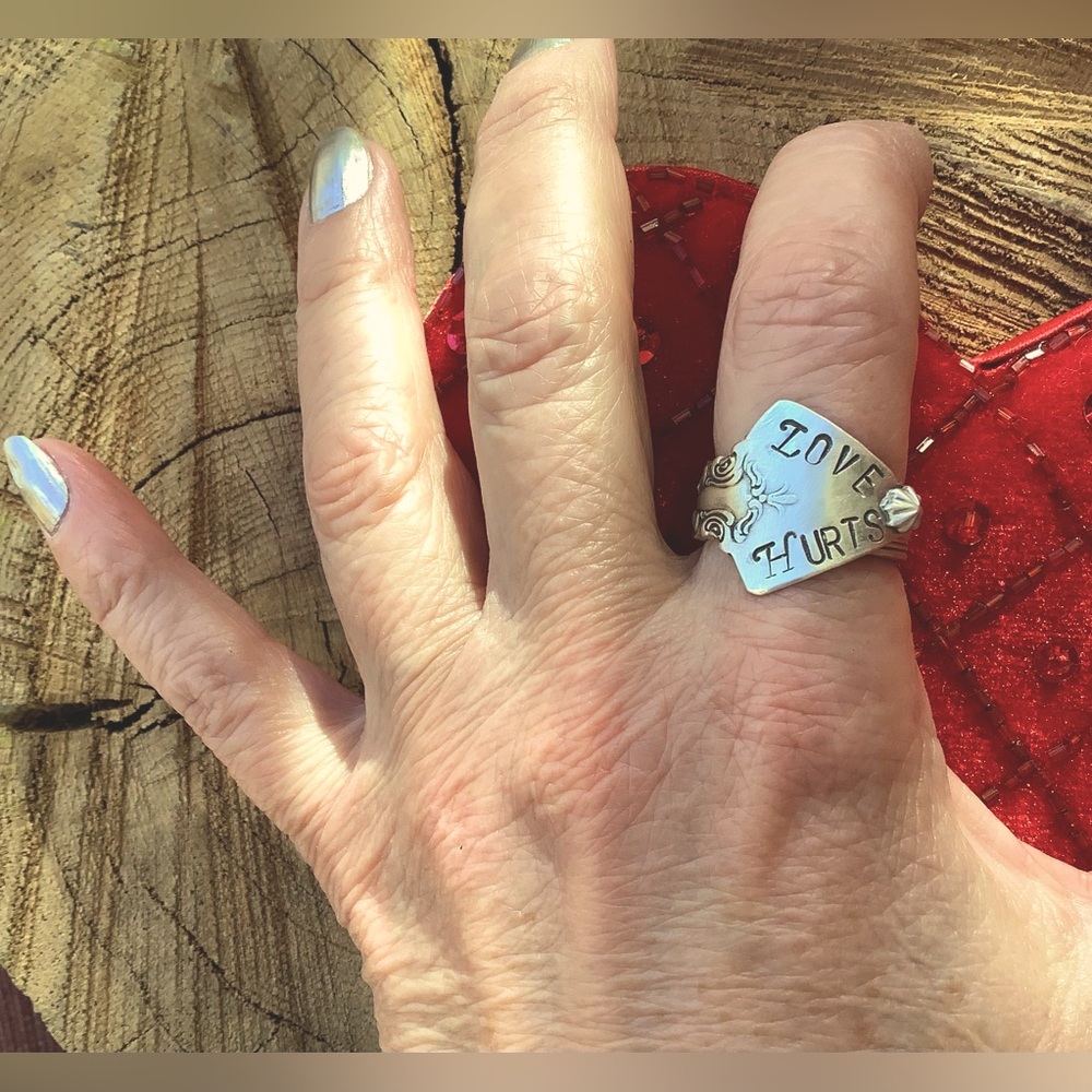Sterling ring, 8.5